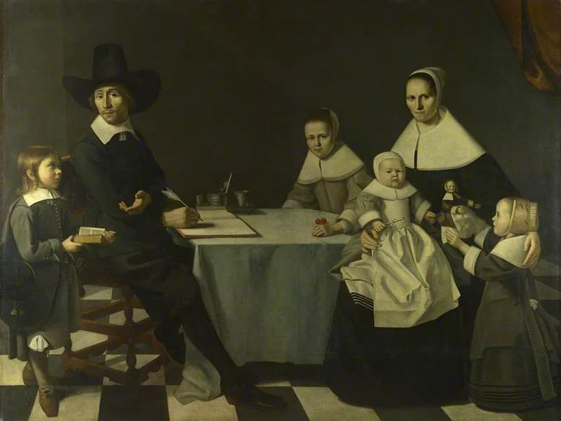 1628-Michiel Servaesz. Nouts - Un gruppo familiare - Galleria Nazionale